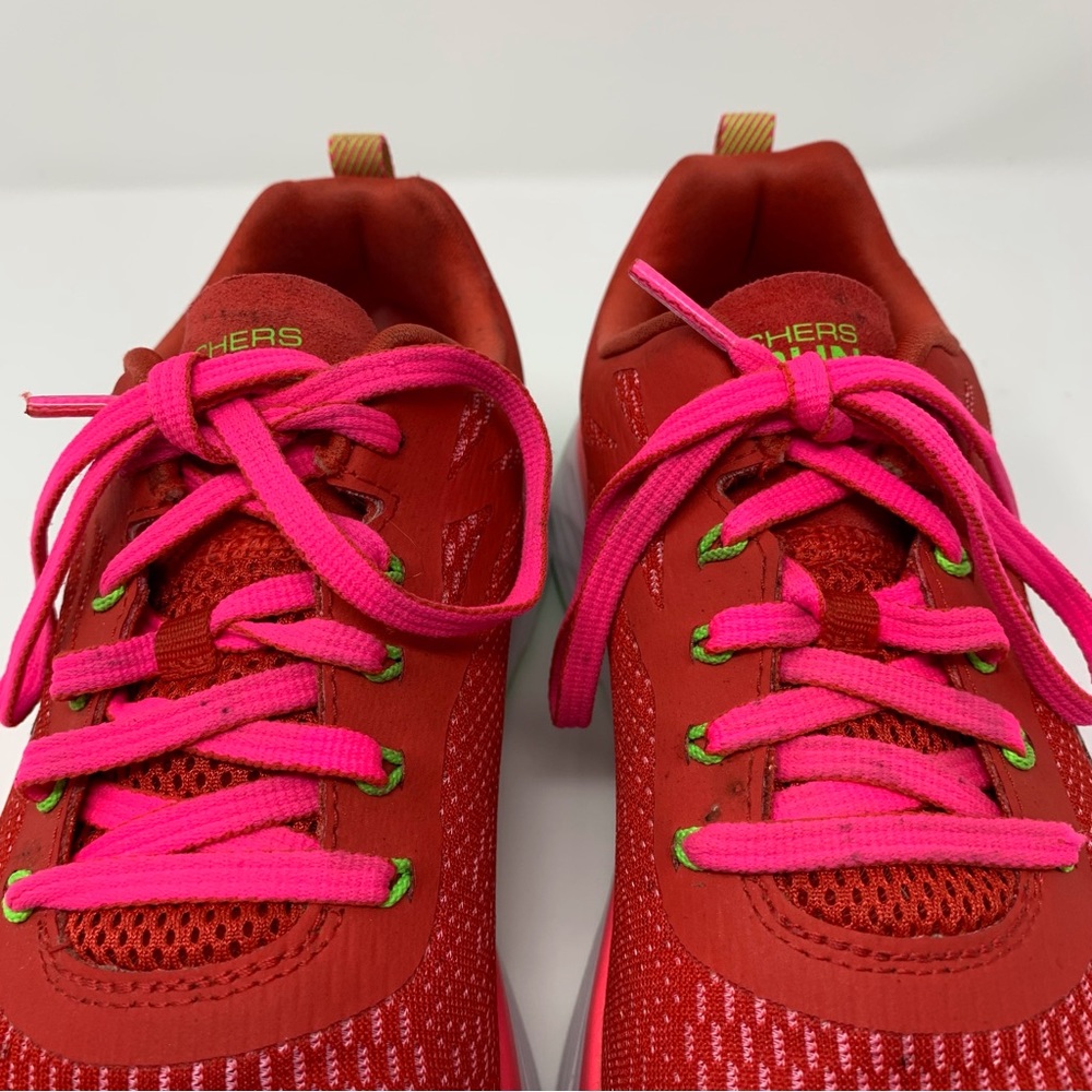 Skechers Max Cushioning Elite Spark Red and Pink Size 10 - Picture 13 of 16